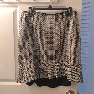 White House Black Market tweed skirt